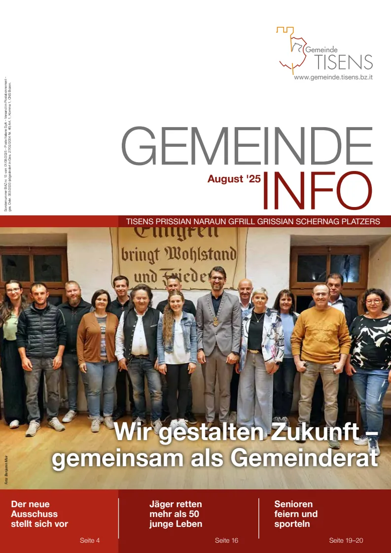 Gemeinde Info agosto 2025 Gemeinde Info agosto 2025