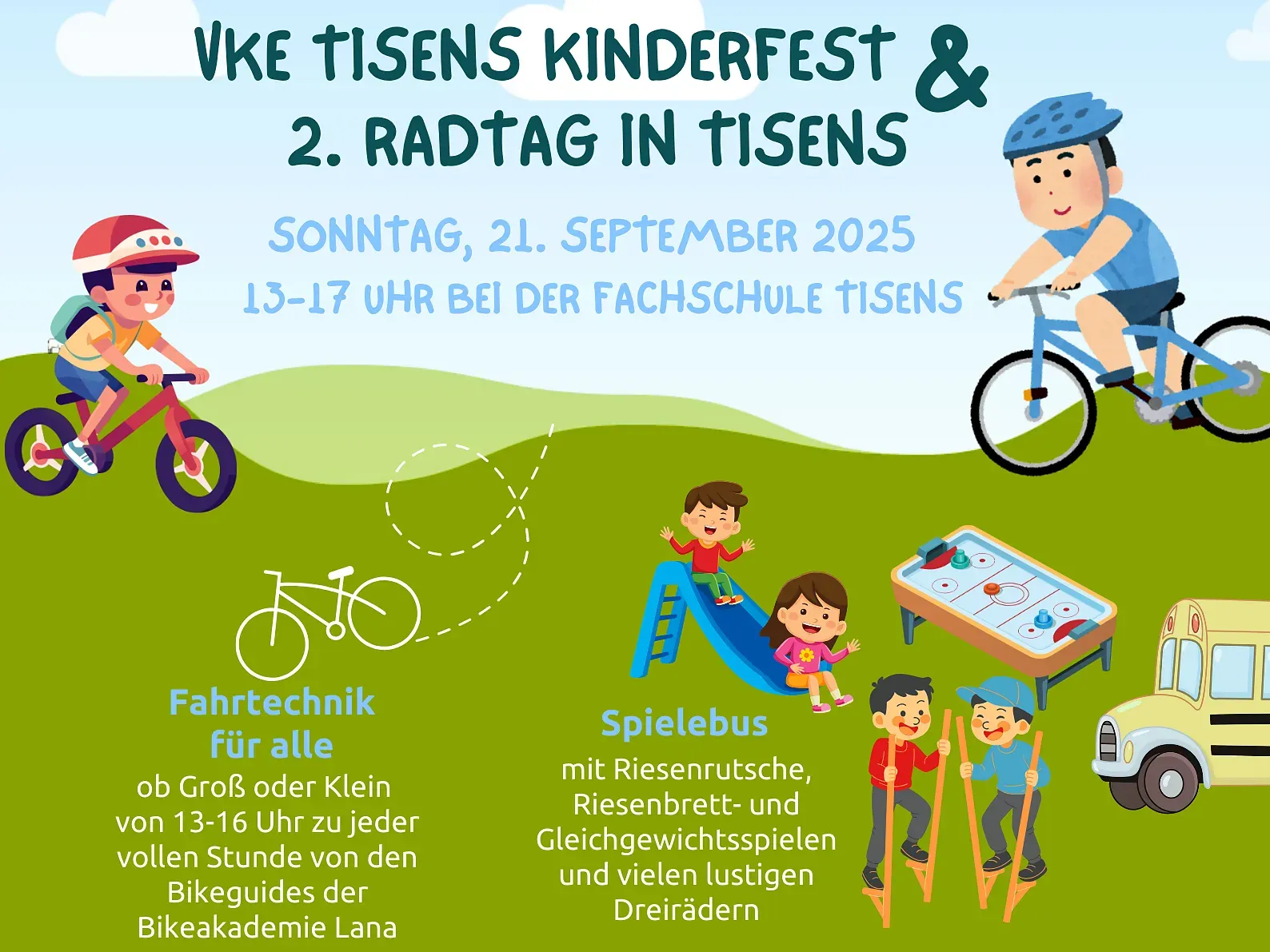 Festa dei bambini del VKE Tesimo e 2ª Giornata della bicicletta a Tesimo