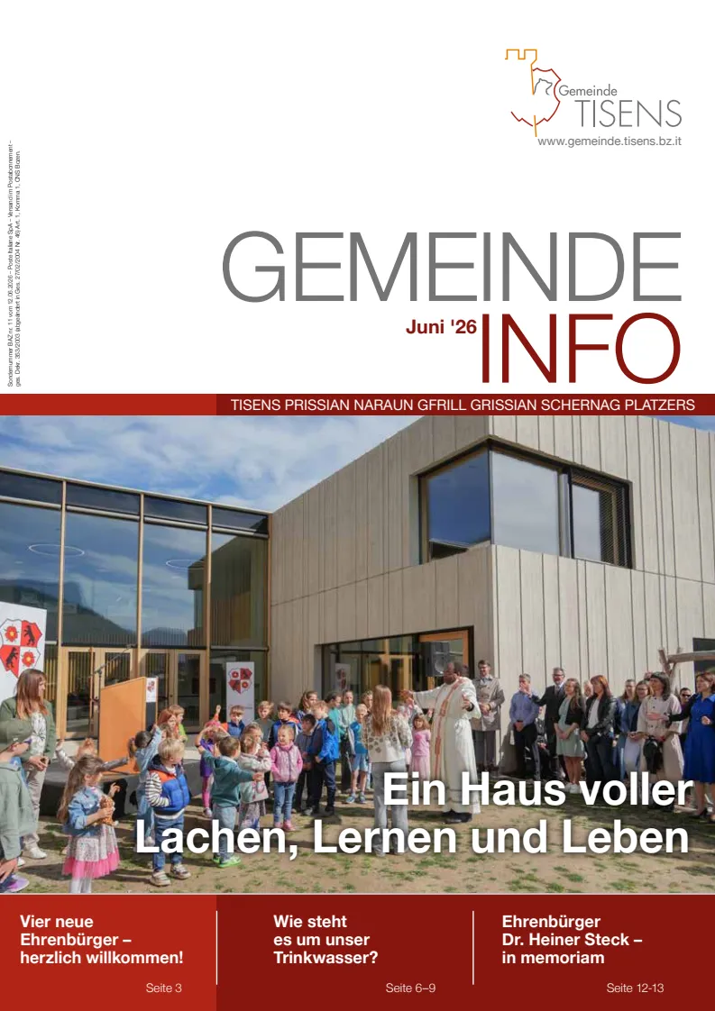 Gemeinde Info - giugno 2026 Gemeinde Info - giugno 2026